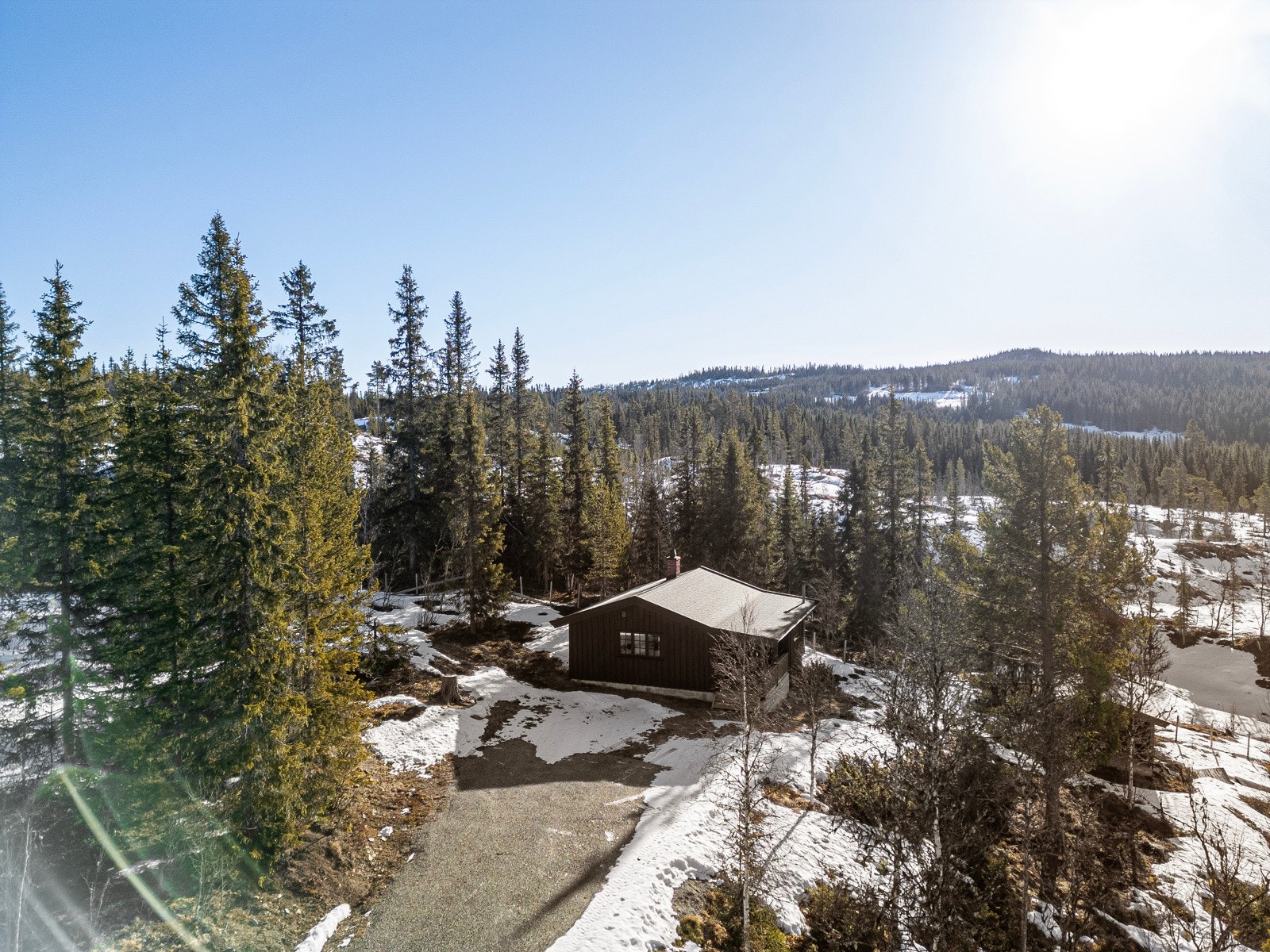 Bilveg helt frem Galleribilde