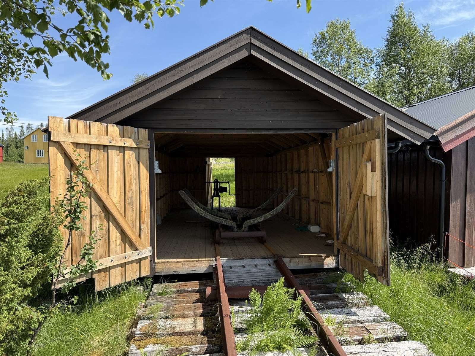 Naustet er på 25 kvm. Galleribilde