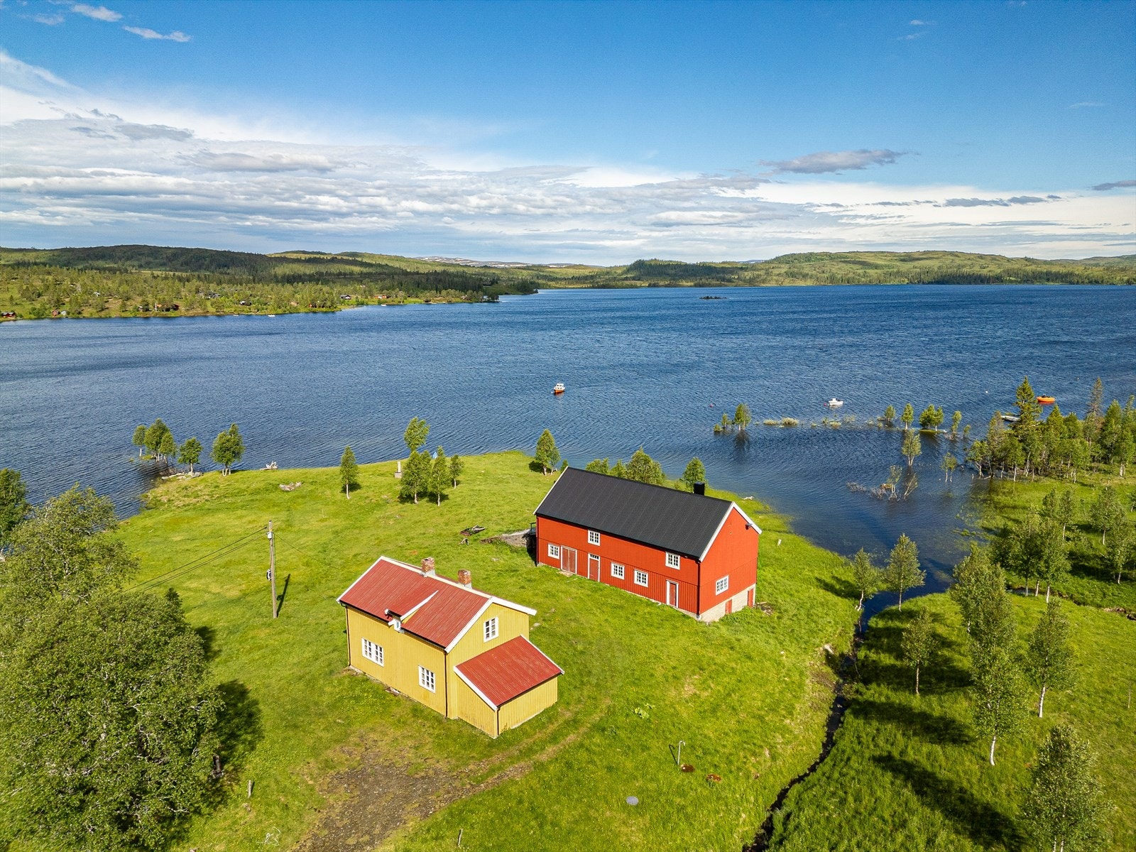 Flott beliggenhet ved Fjergen Galleribilde