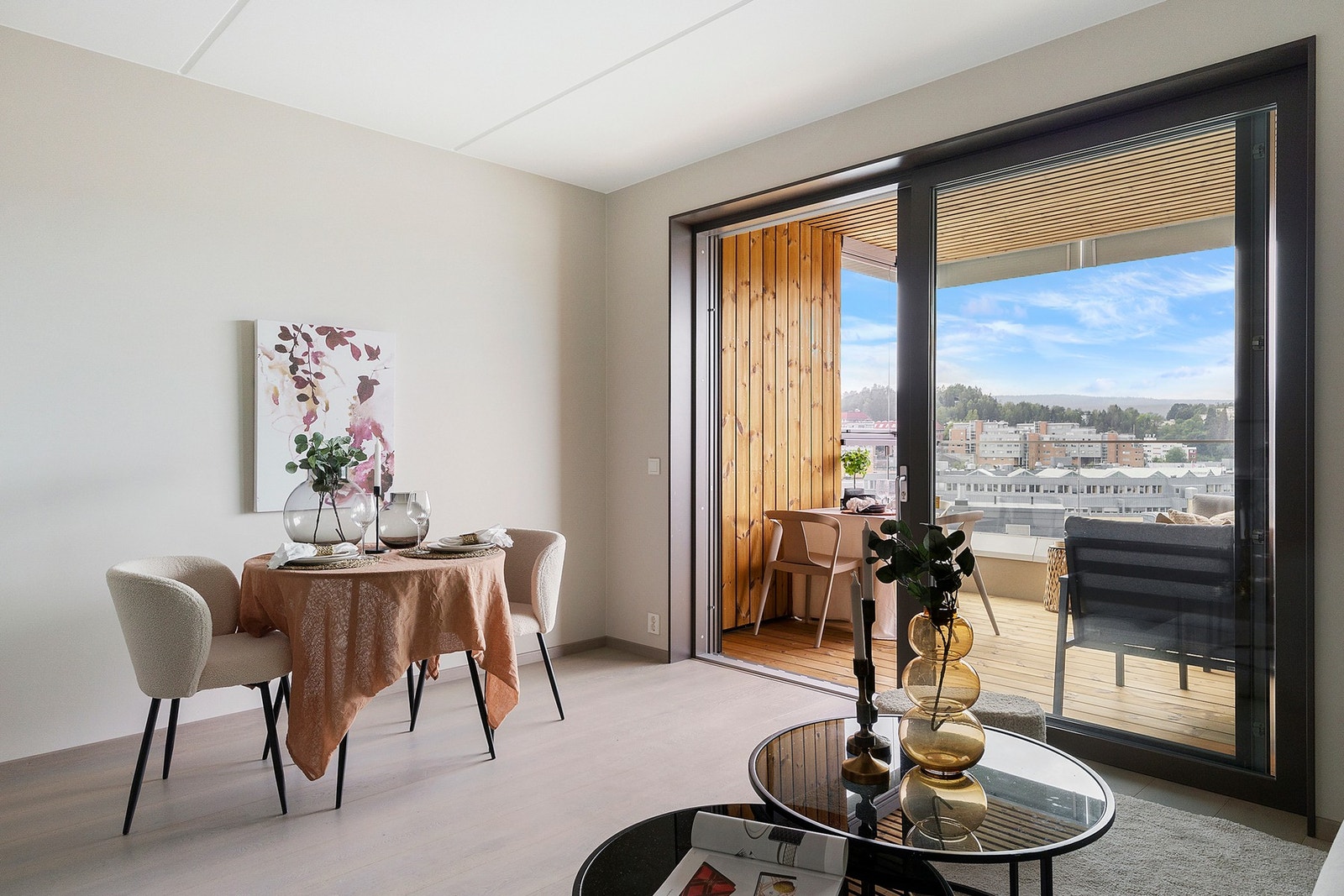 Den luftige utformingen gir en behagelig og innbydende stemning Galleribilde