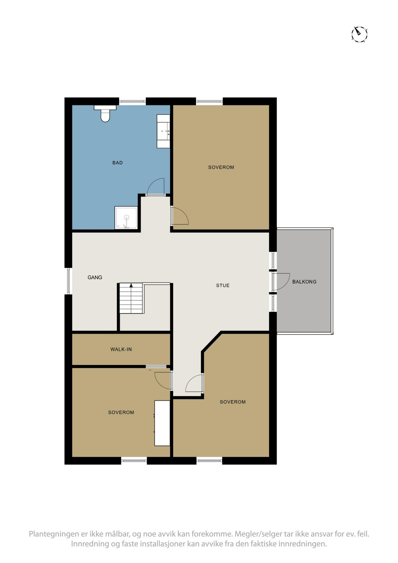 Plantegning av andre etasje Galleribilde