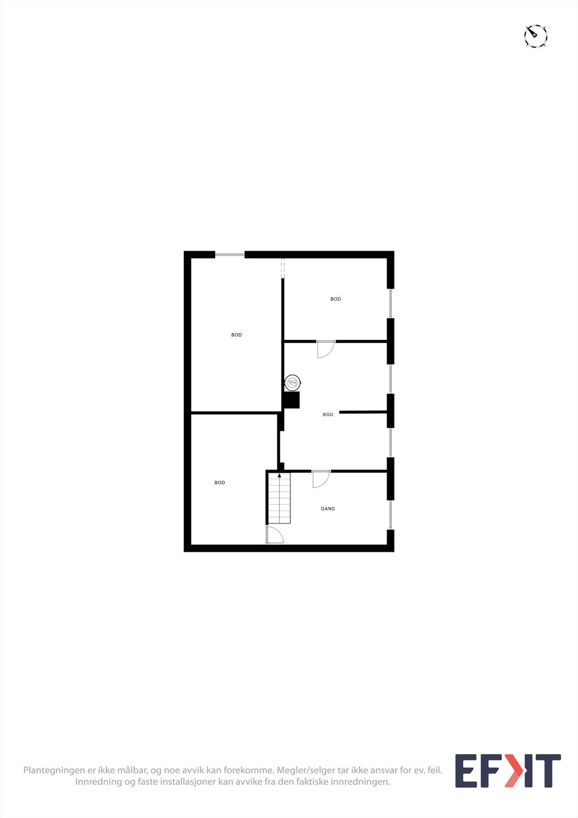 Plantegning kjeller Galleribilde