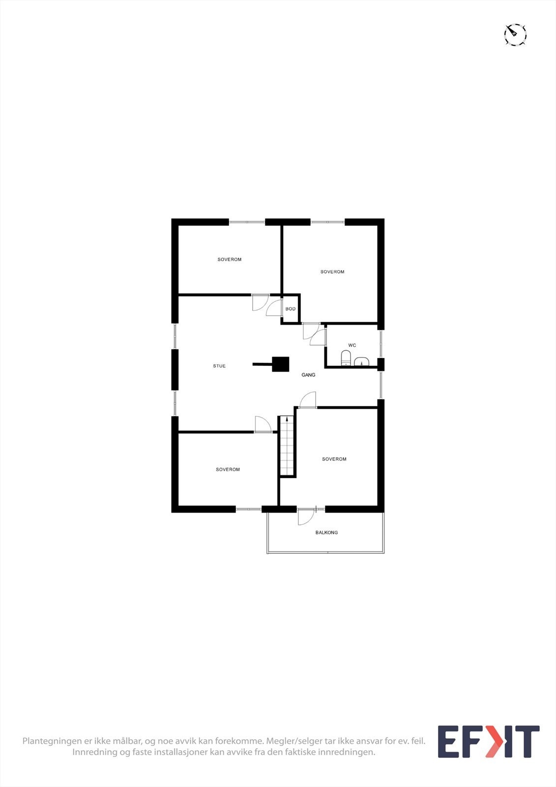 Plantegning 2. etasje Galleribilde