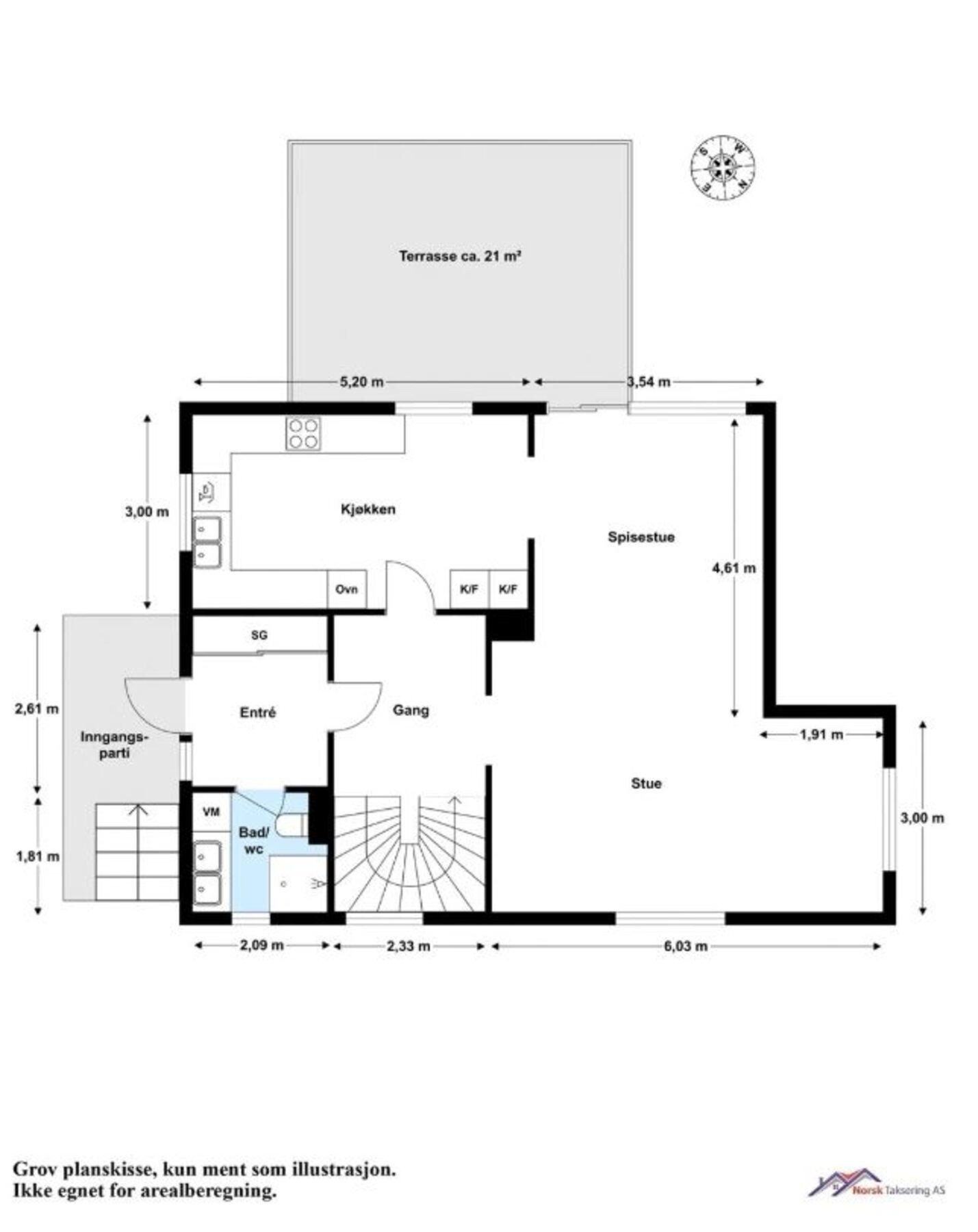Plantegning - Første etasje Galleribilde