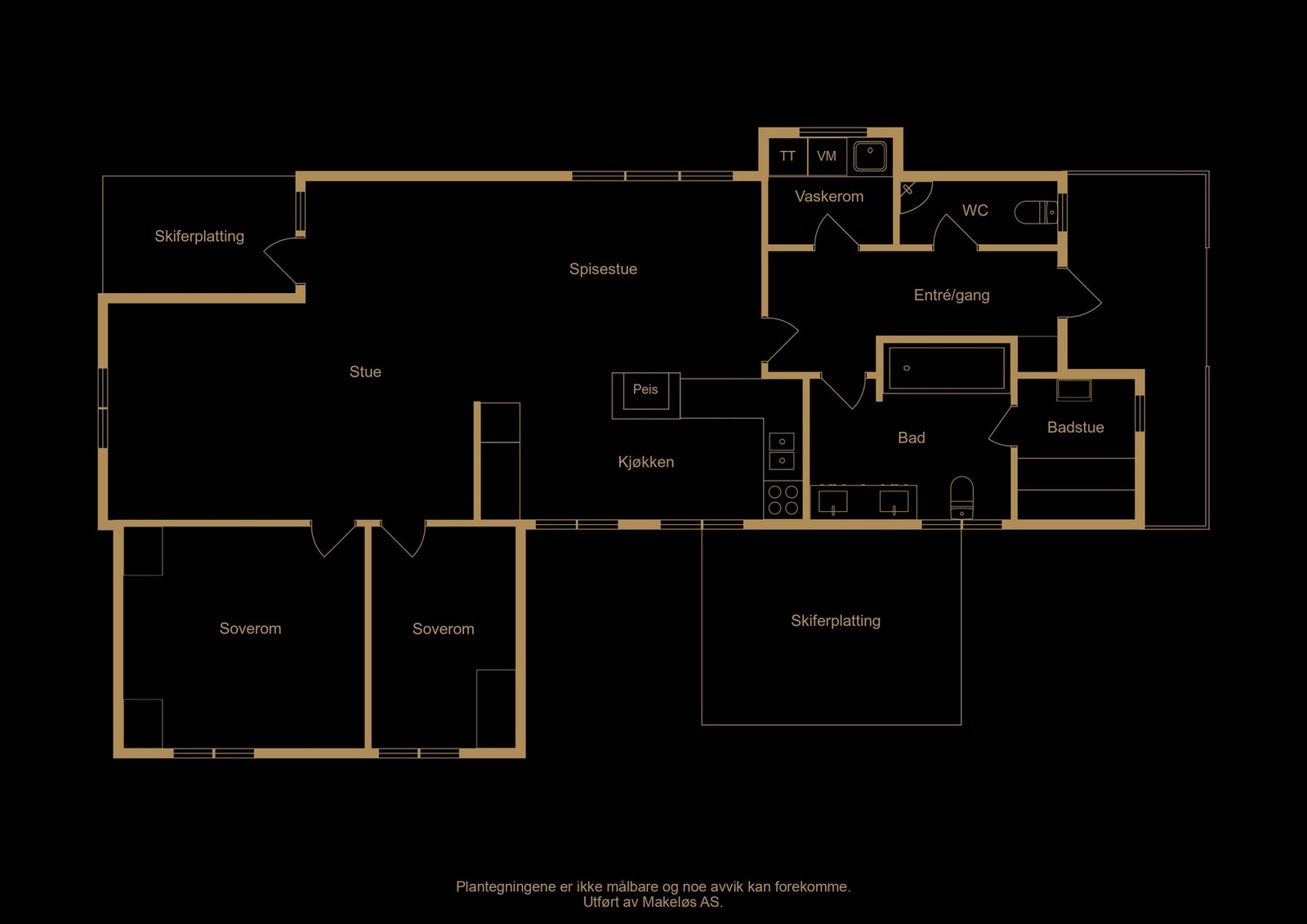 Plantegning - illustrasjon, avvik kan forekomme Galleribilde