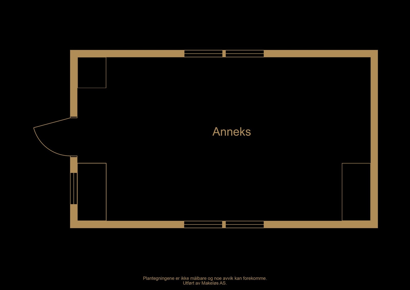 Plantegning anneks - illustrasjon, avvik kan forekomme Galleribilde