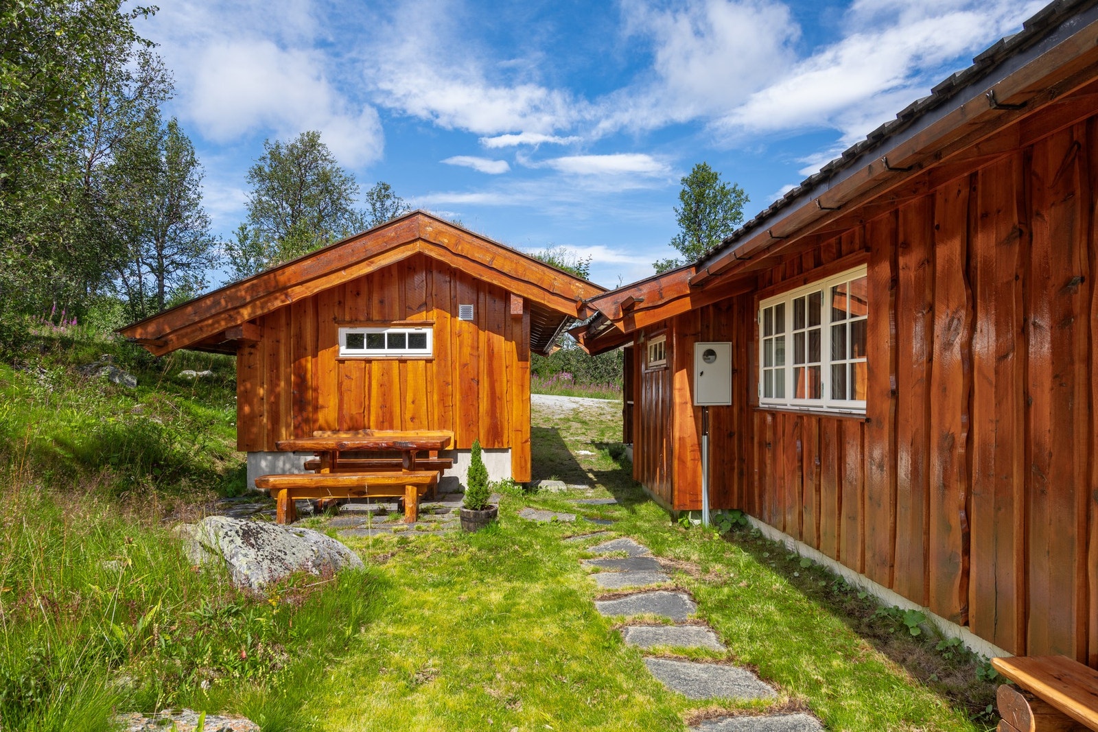 Carport med bod Galleribilde