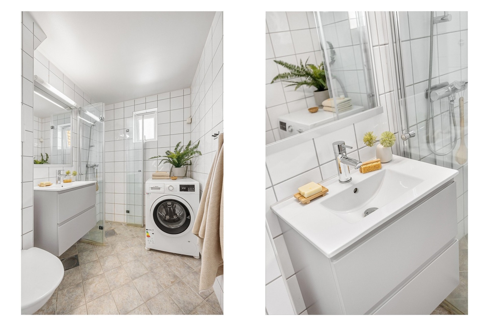 Vannbåren gulvvarme. Varmtvann og fyring er inkludert i felleskostnadene Galleribilde