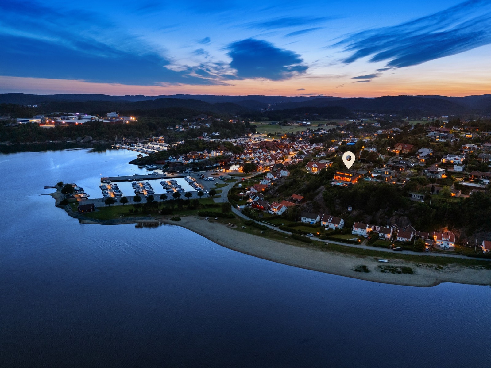 Sjelden anledning i idylliske omgivelser