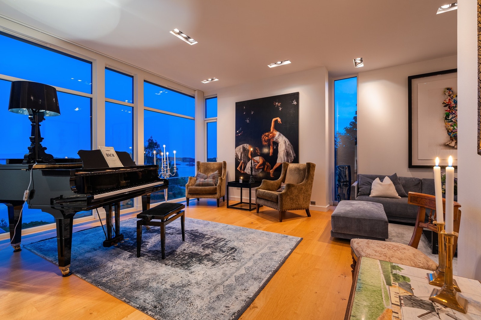 Vannbåren varme fra bergvarmepumpe