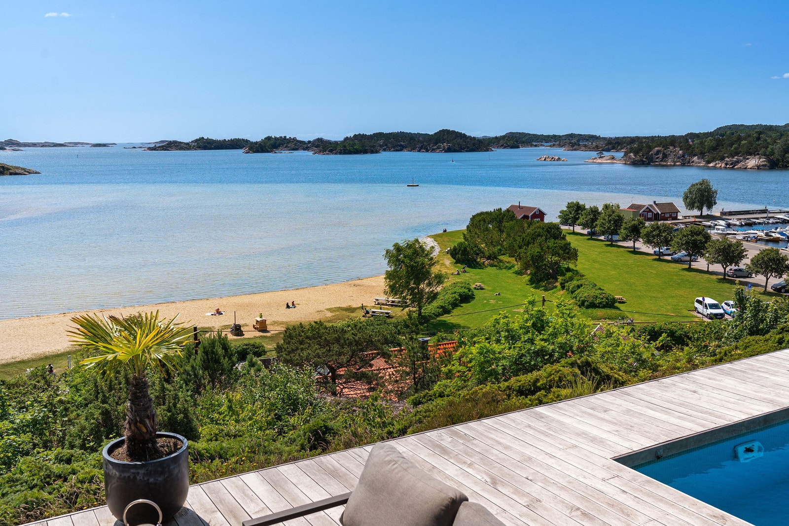 Høllesanden kompletterer den vidstrakte utsikten