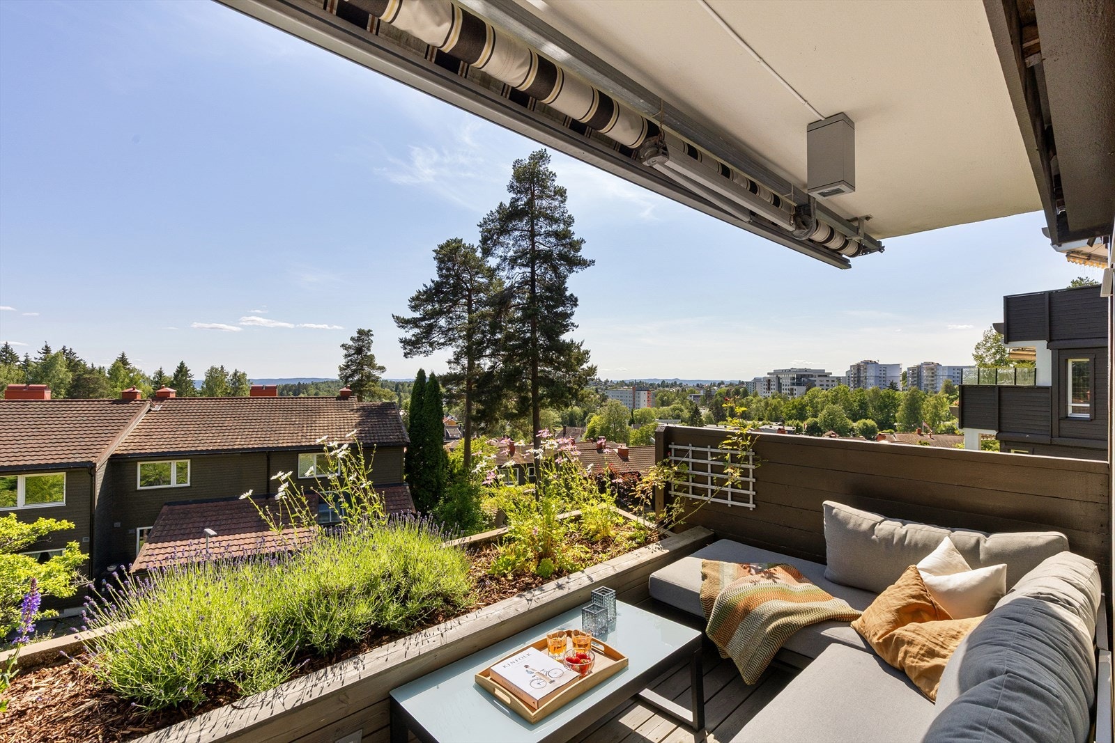 Her har du flott utsikt over nabolaget. Galleribilde