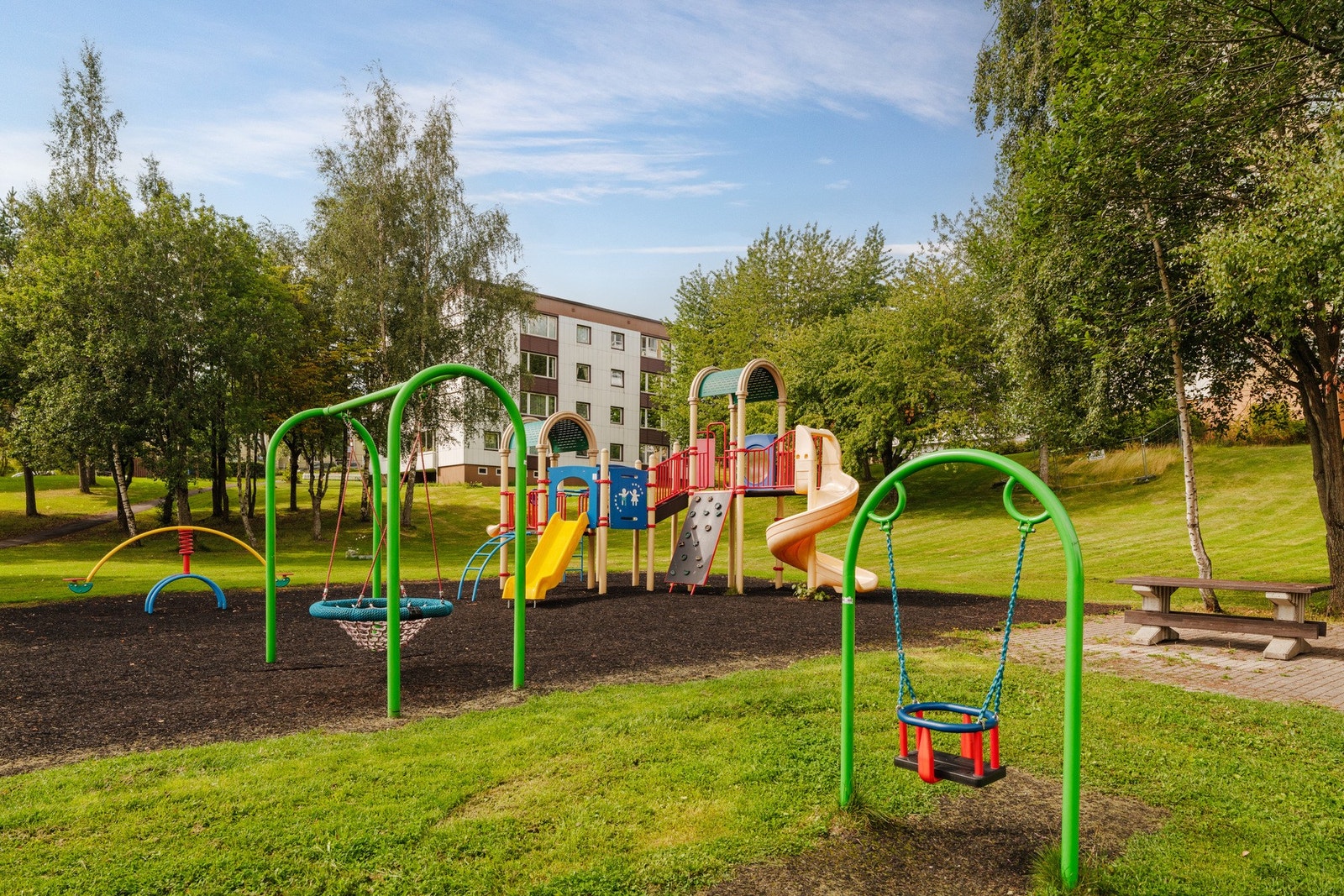 Flere lekeplasser i området. Galleribilde