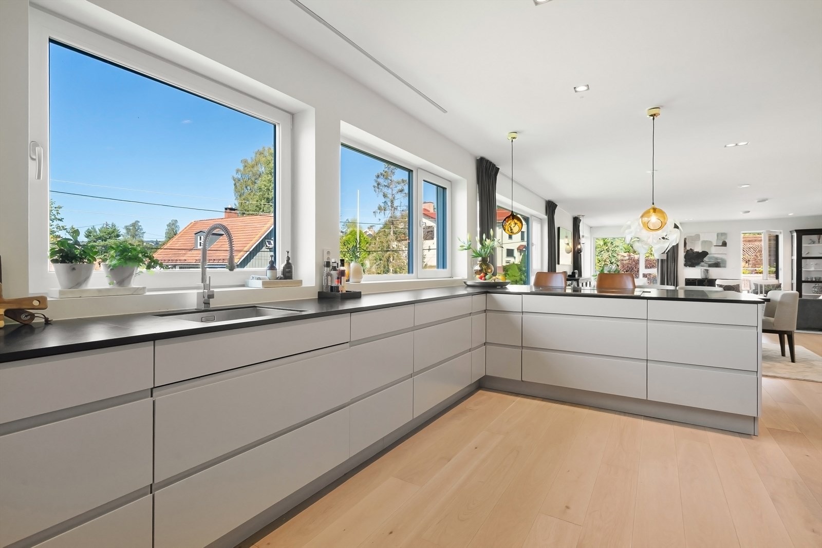 Kjøkkenet er levert av Bærum kjøkkensenter Galleribilde