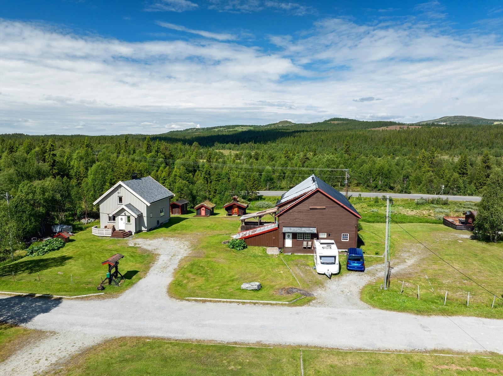 Tomten er på 4 752 kvm. Galleribilde