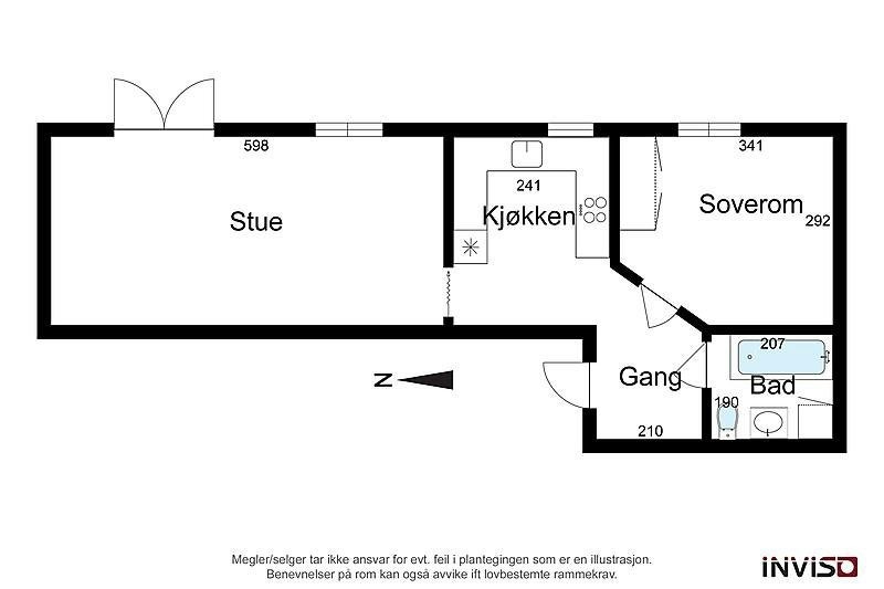 Planskisse Galleribilde