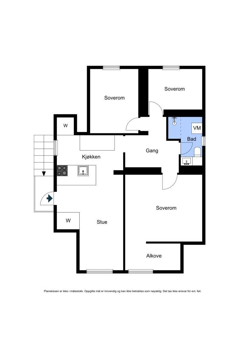 Plantegning 2. etasje. Galleribilde