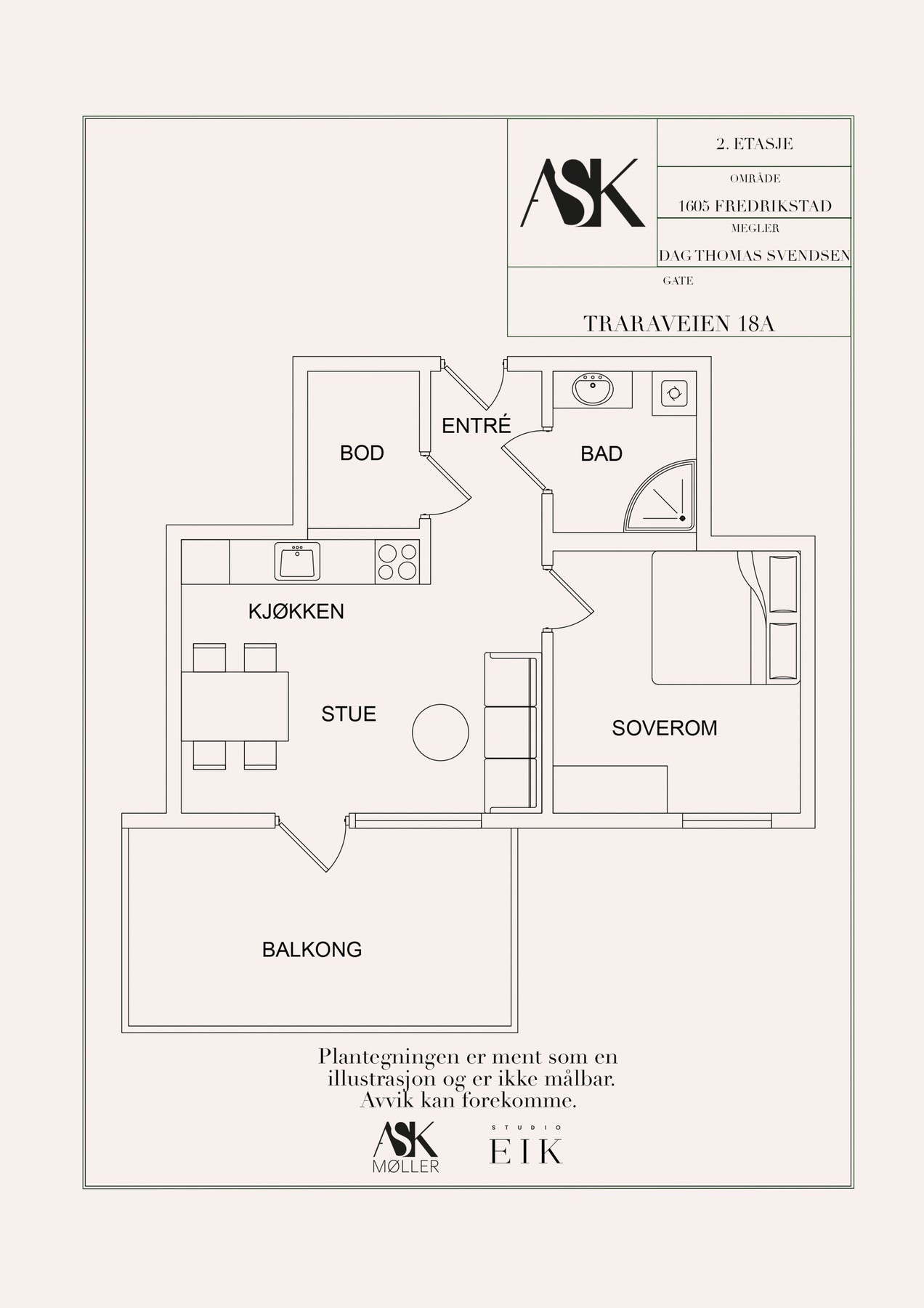 Plantegning Galleribilde