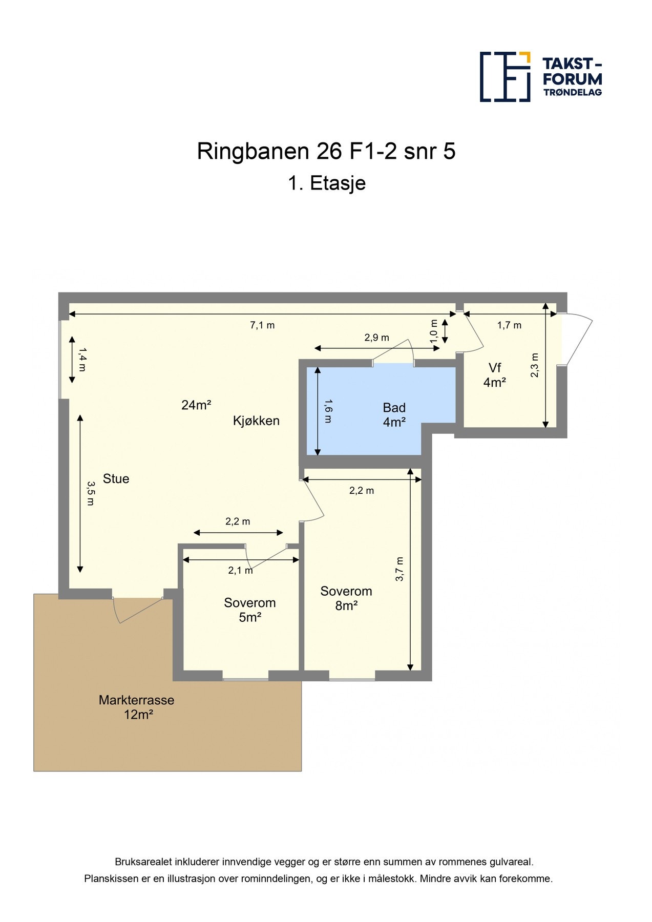 Plantegning Galleribilde