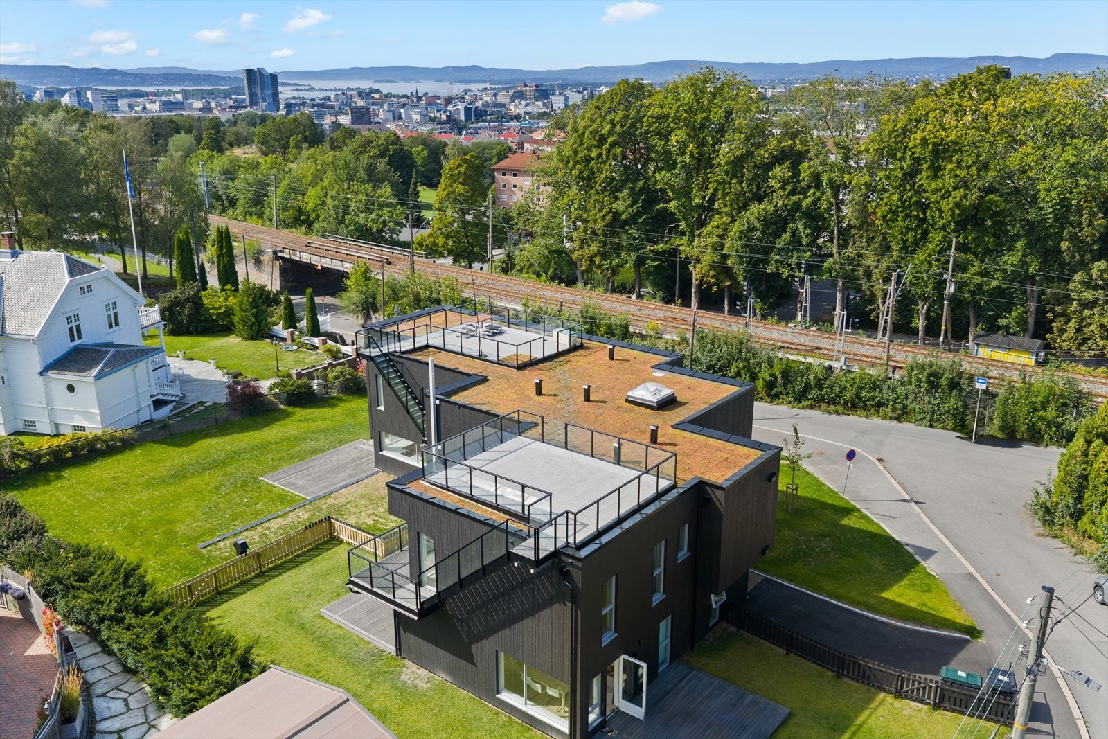 Dronebilde Galleribilde