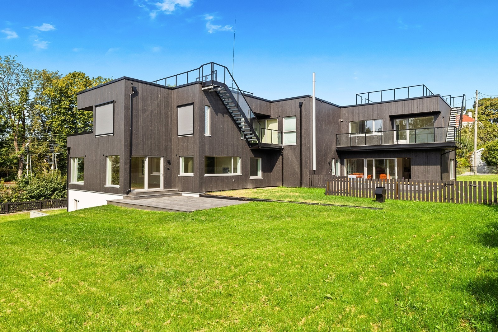 Deilig med stor, privat uteplass Galleribilde