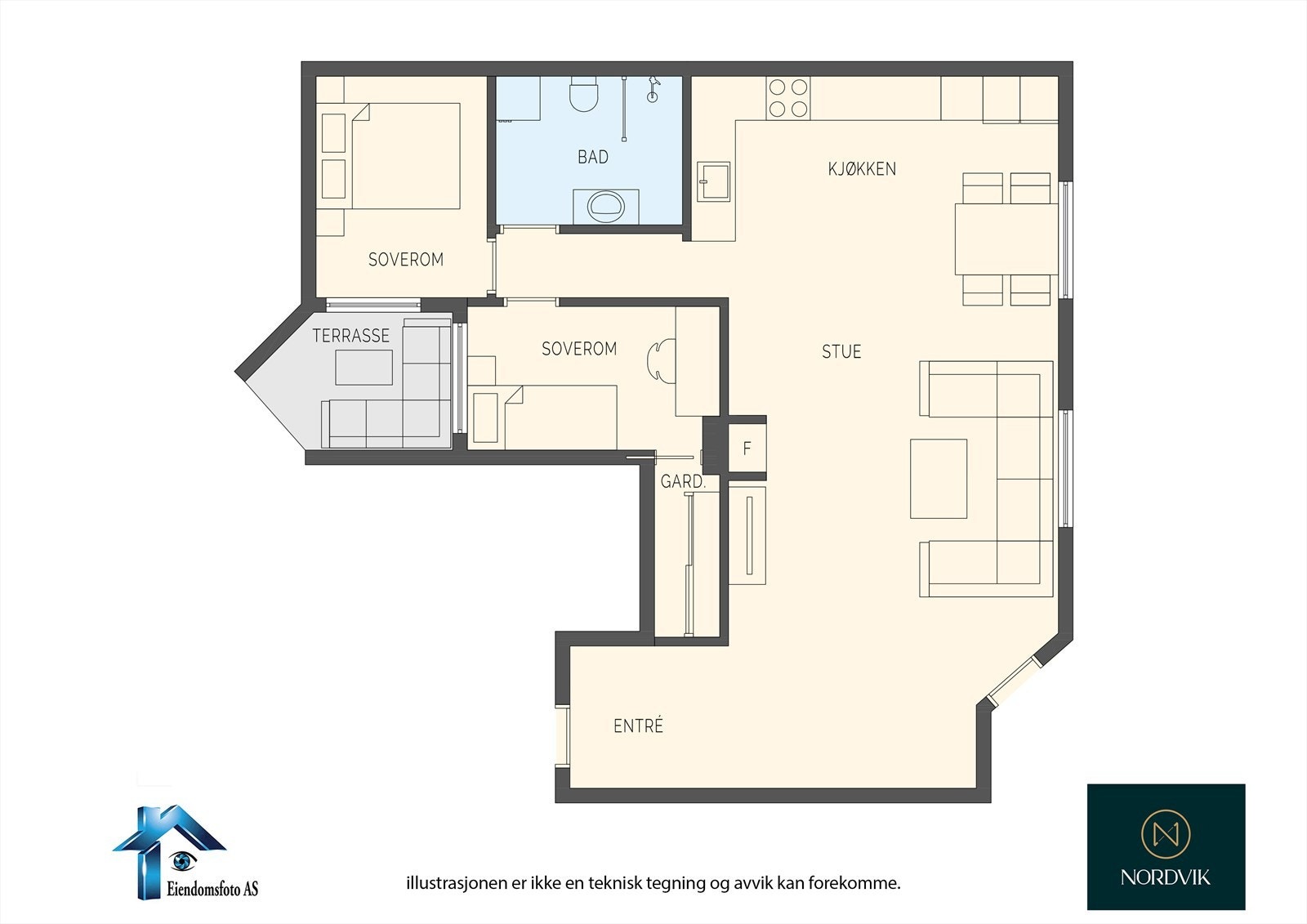 Plantegning Galleribilde