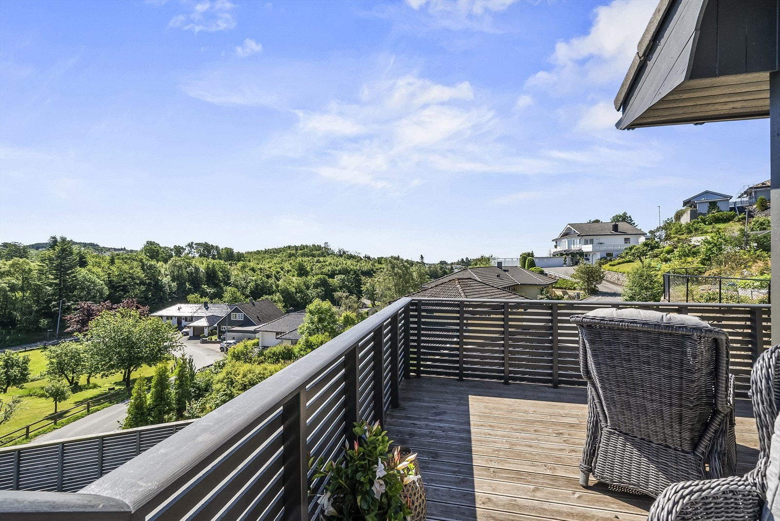 Fin utsikt utover nærområdet og videre mot Lista. Galleribilde