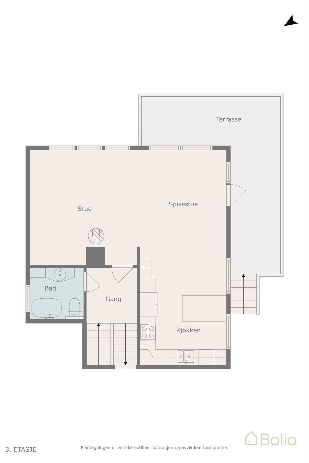 Plantegning Galleribilde