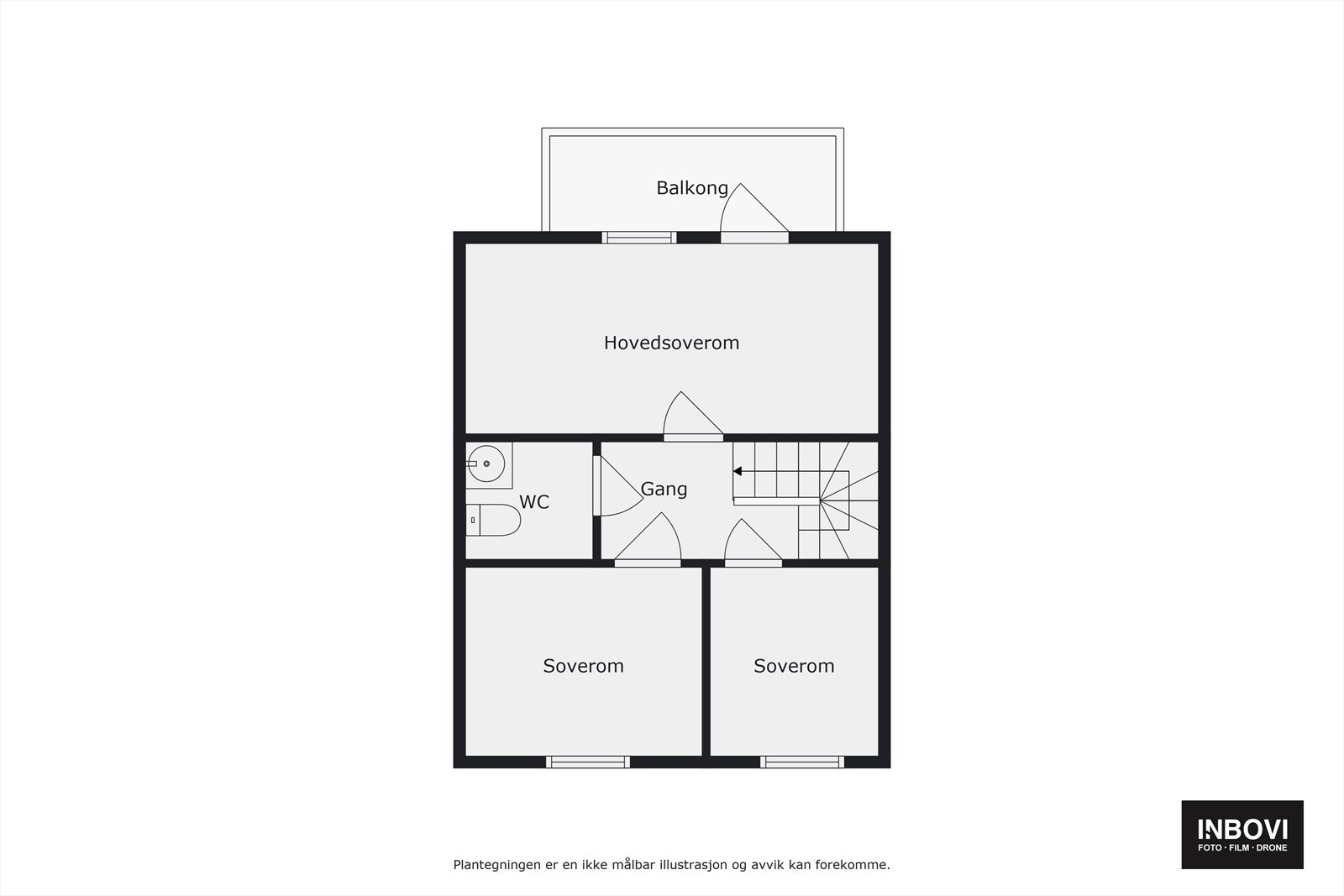 Plantegning 2. etasje Galleribilde