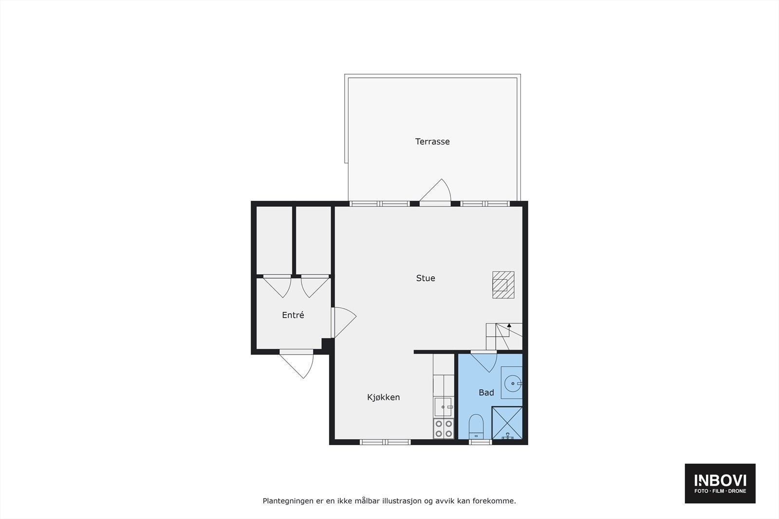 Plantegning 1. etasje Galleribilde