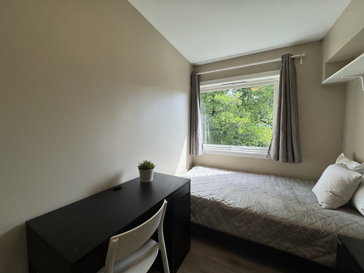 Rom 2 med skrivebord og stol Galleribilde