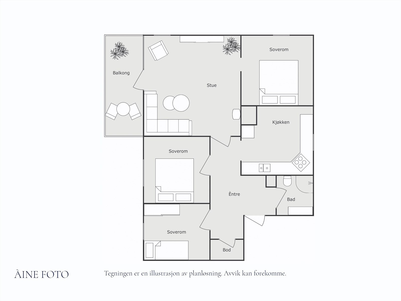 Alternativ plantegning | Vognstølbakken 1 Galleribilde