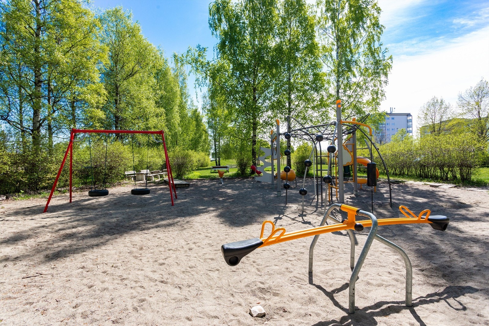 Parken byr også på en lekeplass for de mindre Galleribilde