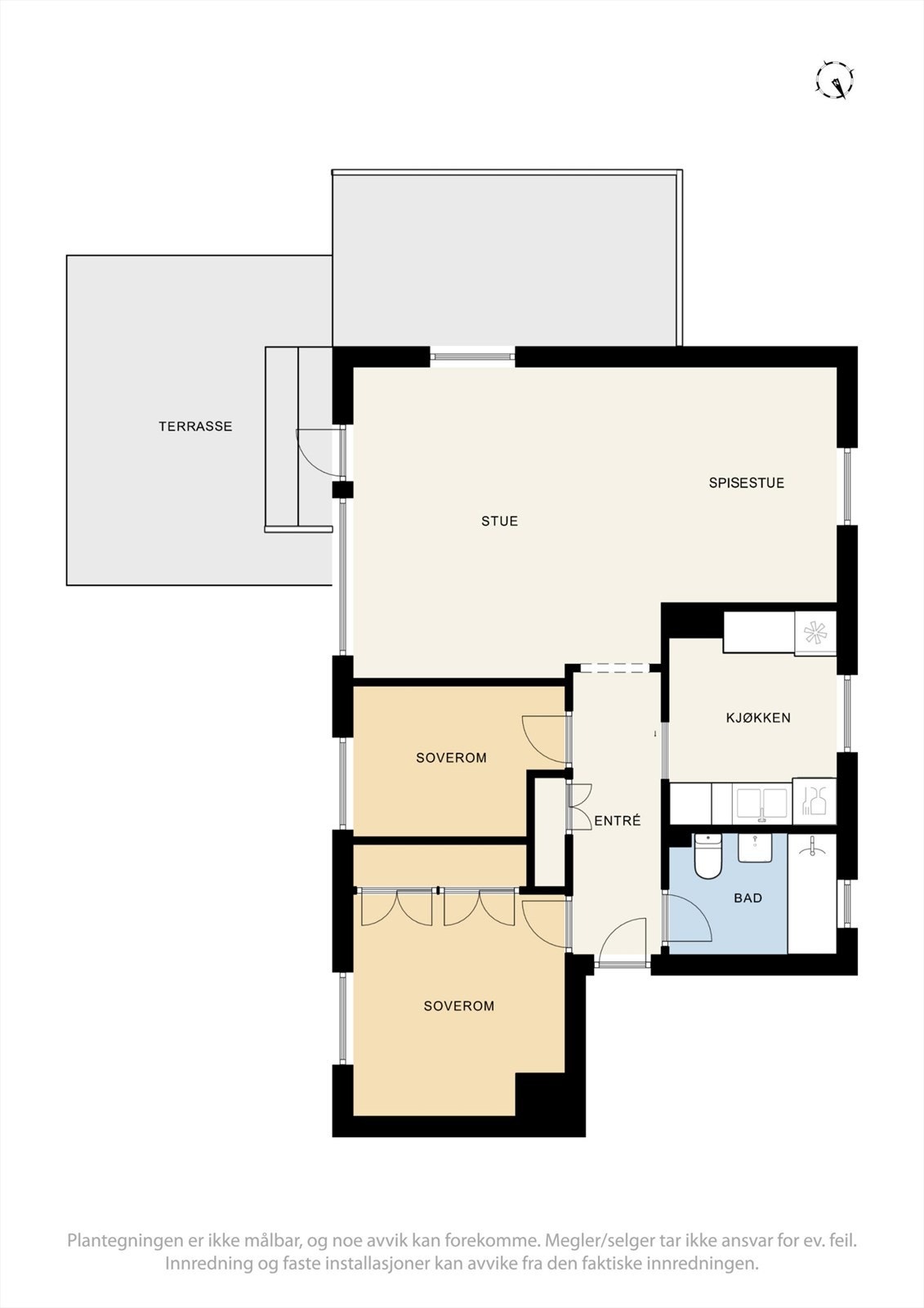 Plantegning 1. etasje. Galleribilde