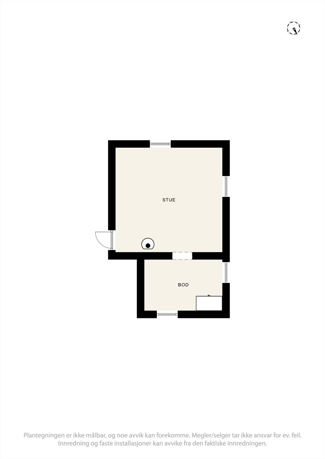 Plantegning kjelleretasje. Galleribilde