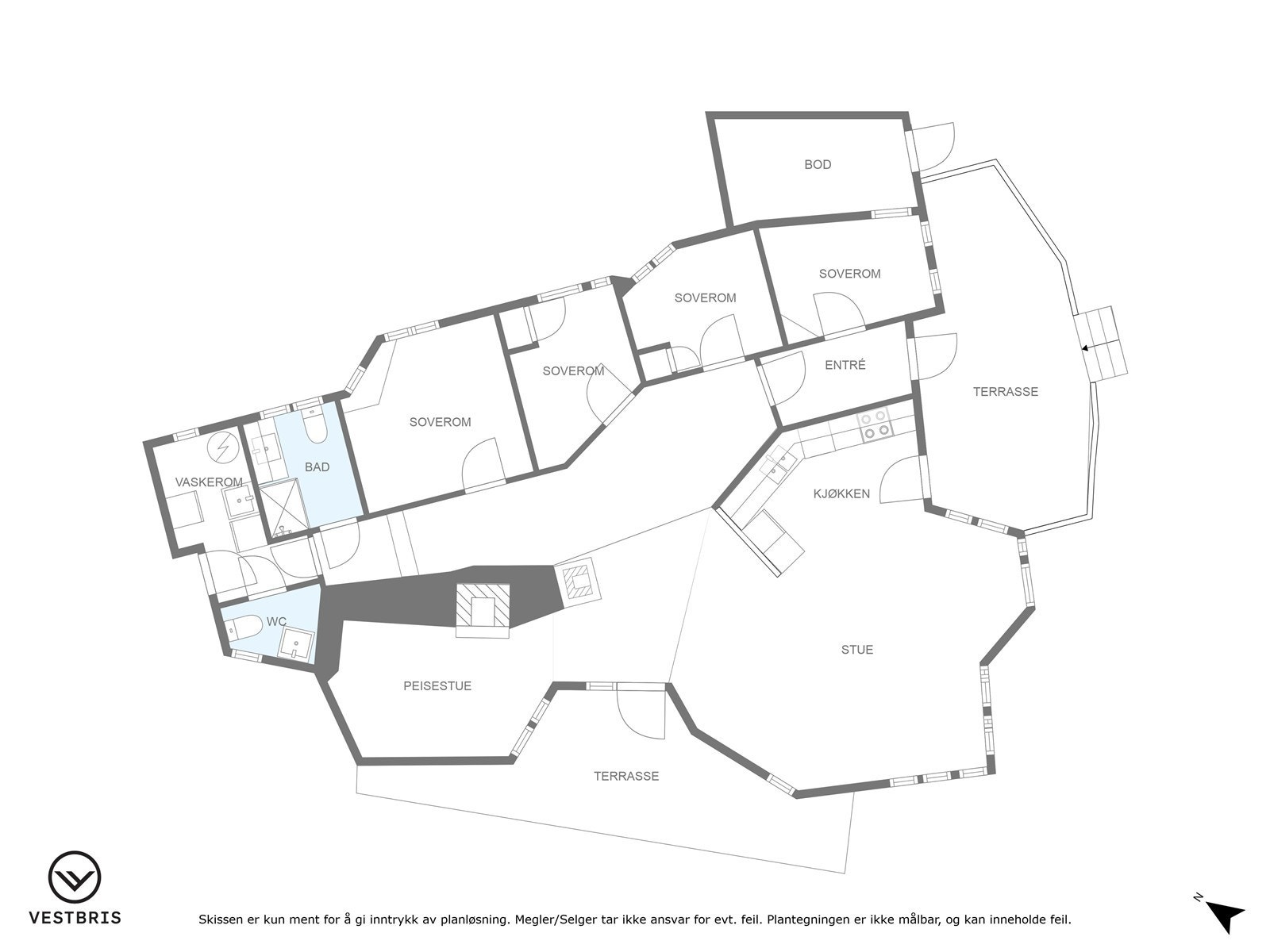 Plantegning. Galleribilde