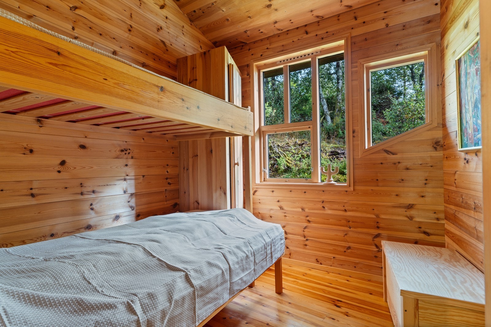 Soverom 4 også av god størrelse innredet med plassbygd køyeseng. Galleribilde