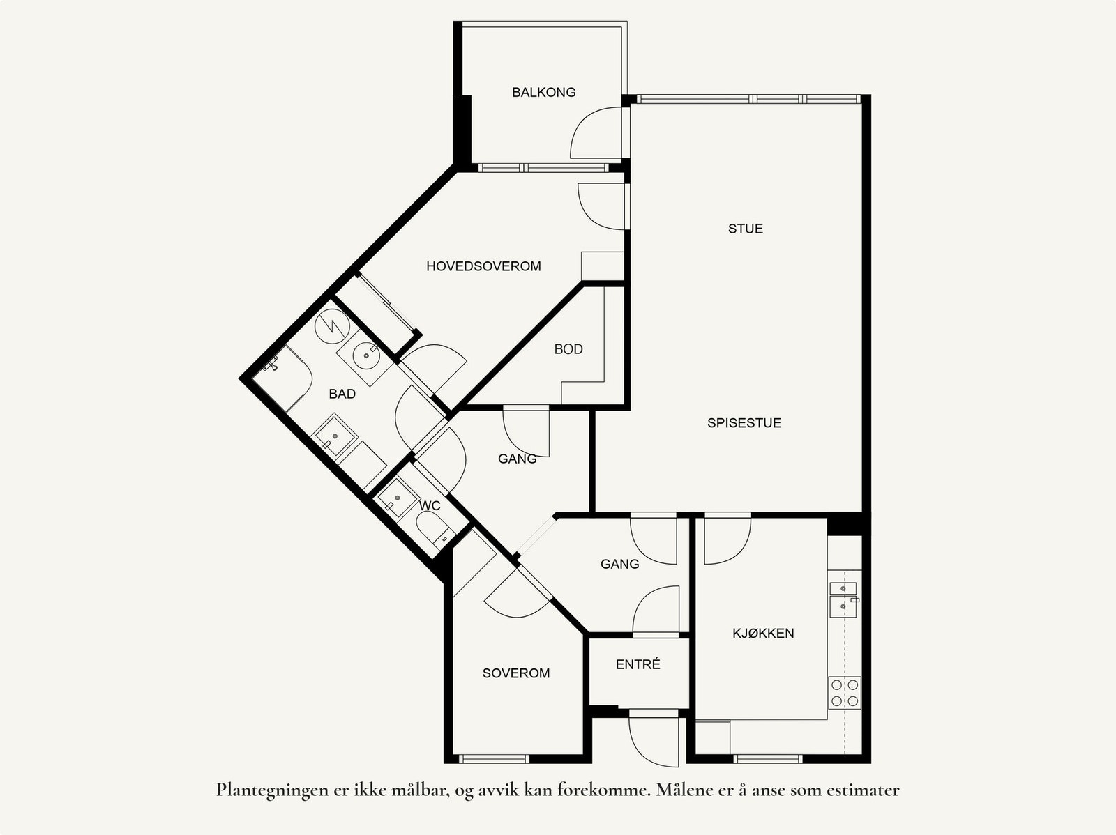 Plantegning 2. etasje Galleribilde