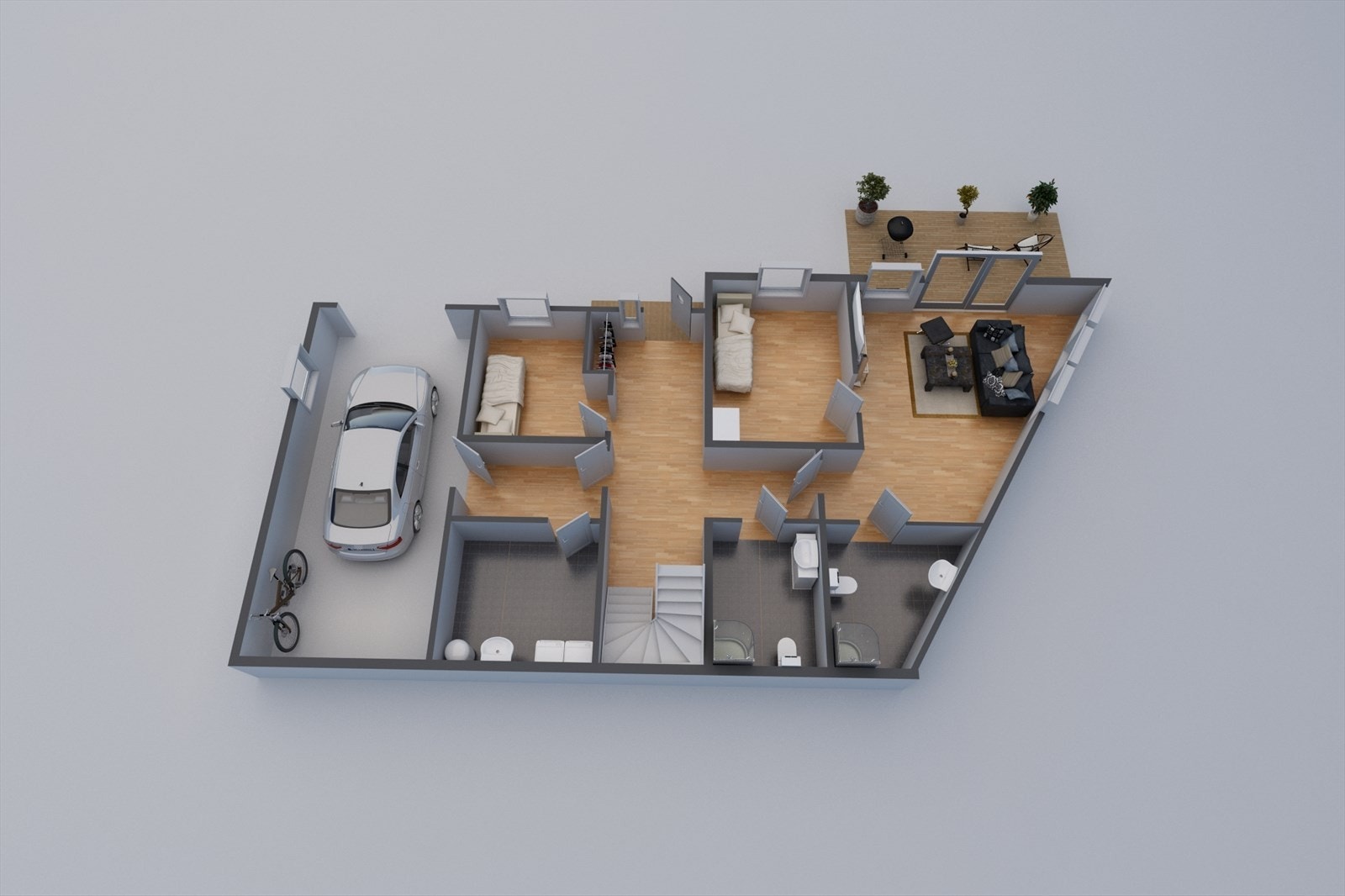 2. etg. mulighetsstudie Galleribilde