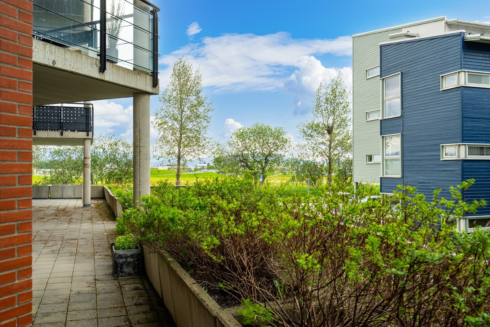 Utsikt fra altan mot sør. Galleribilde