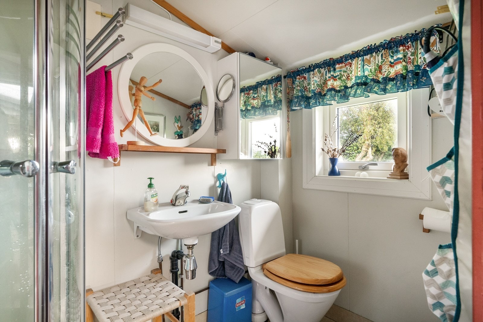 Badet er på 2,5 kvm. Galleribilde