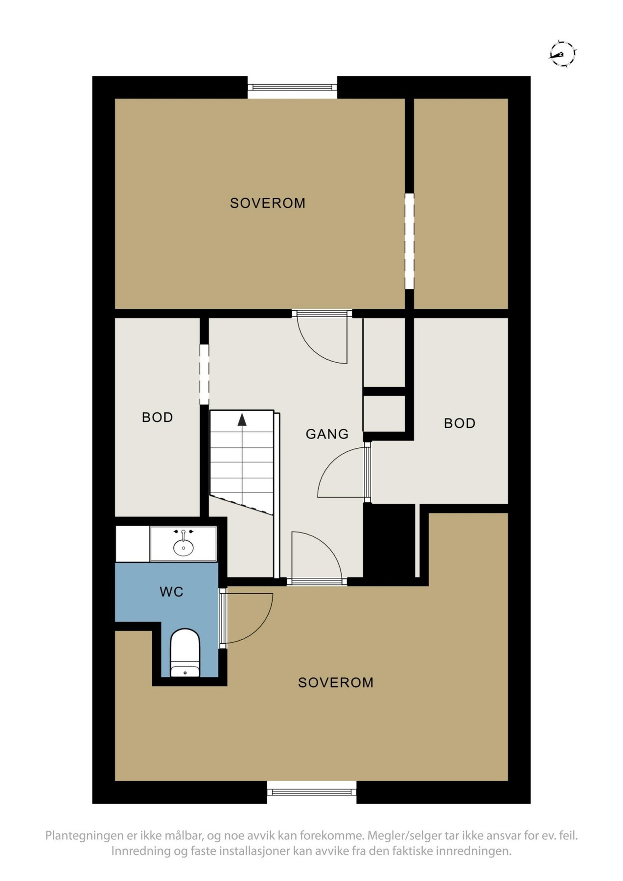 Opp til 2. etasje. Galleribilde