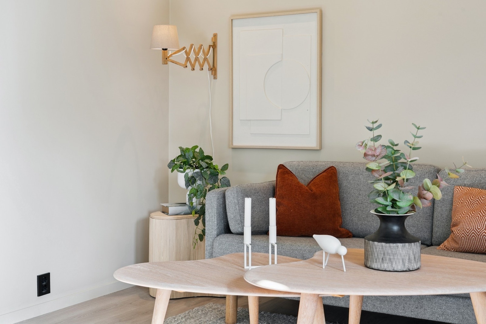 Stue og kjøkken er etterisolert innvendig Galleribilde