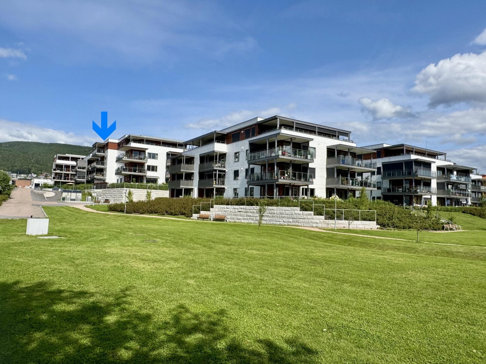 Lekker 3-roms toppleilighet i Pålsøya Park med flott utsikt mot elva og grøntområdene som omkranser bebyggelsen Galleribilde