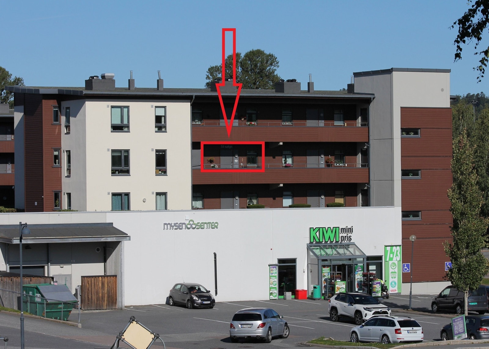 Sentral beliggenhet midt i Mysen. Kort vei til "alt". Galleribilde