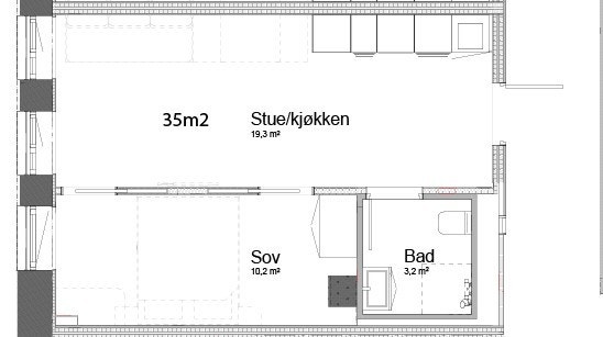 Plantegning kan variere Galleribilde