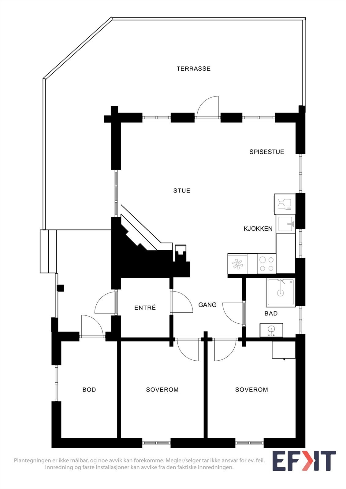 Plantegning Galleribilde