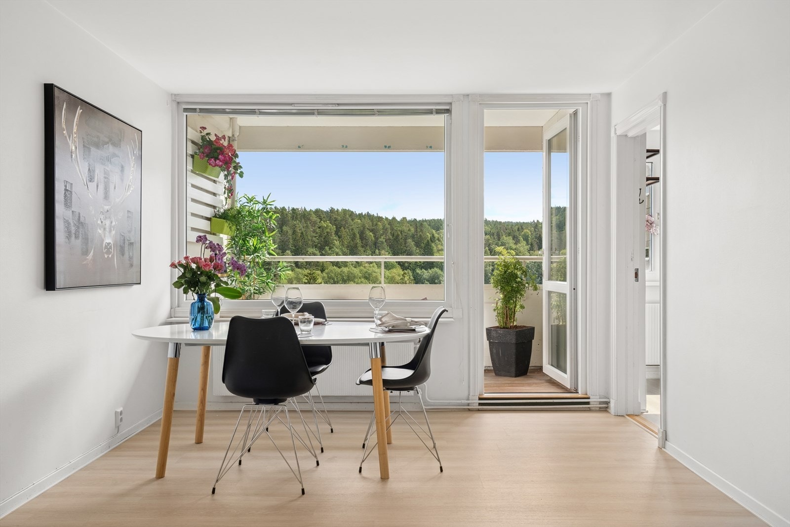 Spiseplass med flott utsikt Galleribilde