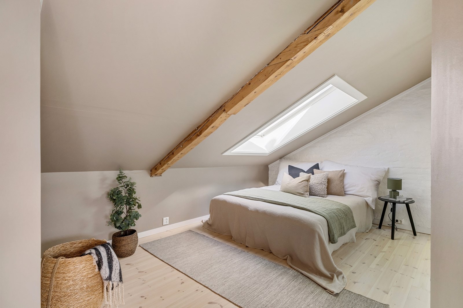 Dekorativt innredet med flotte fargetoner Galleribilde