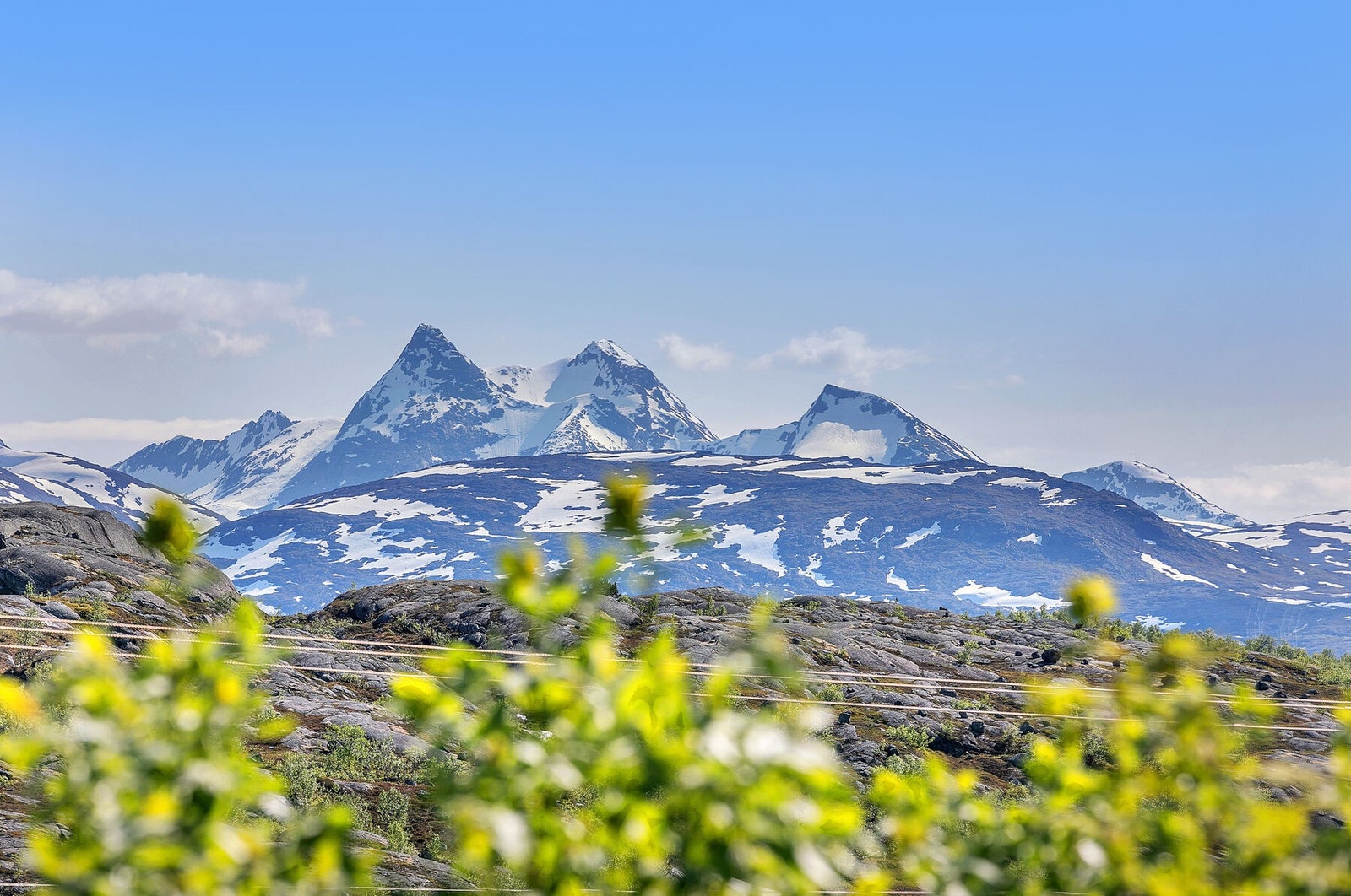 Vakker utsikt fra terrassen Galleribilde